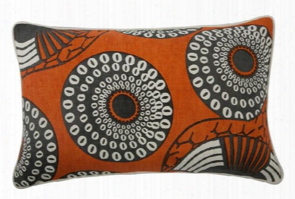 Yinka 12" X 20" Reversible Pillow In Alcazar Design By Thomas Paul