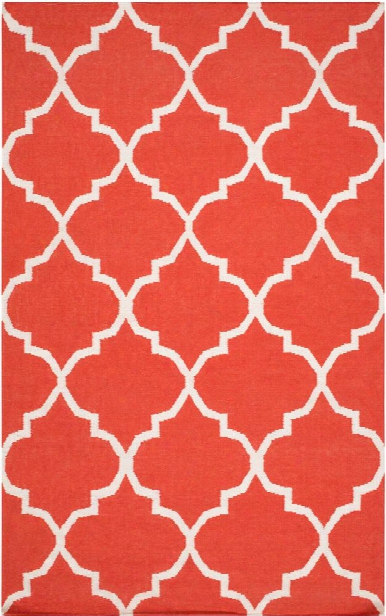 York Rug In Coral Ivory Design By Surya