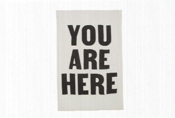 You Are Here Tea Towel Design By Sir/madam