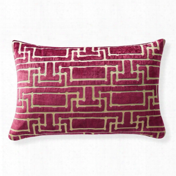 Yvan's Geo Magenta Pillow Design By Florence Broadhurst