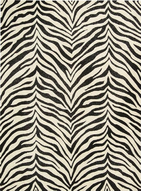 Zambiana Rug In Black & White Design By Nourison