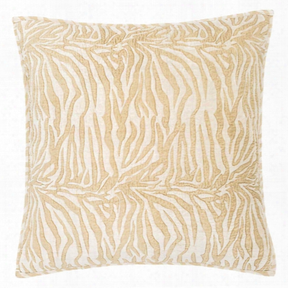 Zebre Velvet Semolina Quilted Ssham Design By Luxe