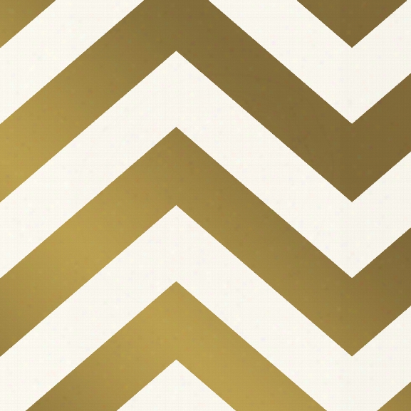 Zee Self Adhesive Wallpaper In Gold Design By Tempaper