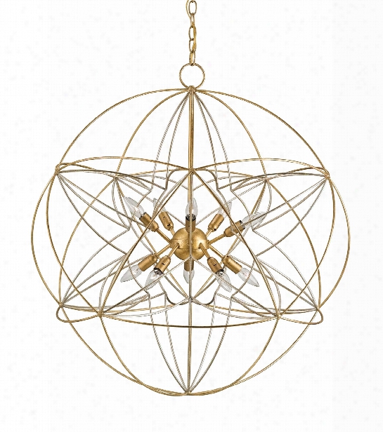 Zenda Orb Chandelier Design By Currey & Company