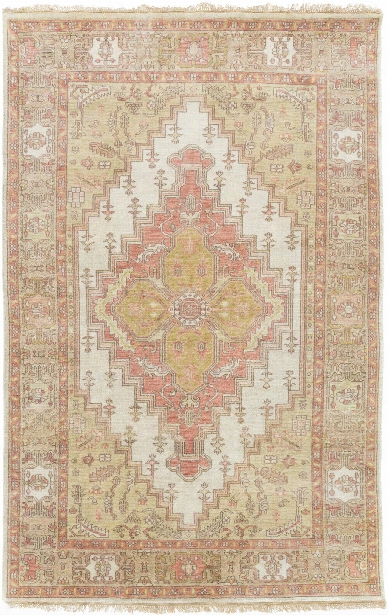 Zeus Rug In Rust & Taupe Design By Surya