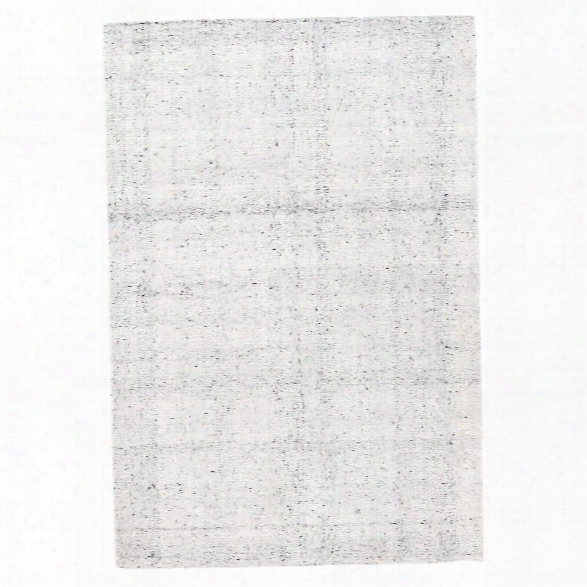 Zhivago White Micro Hooked Viscose Rug Design By Dash & Albert