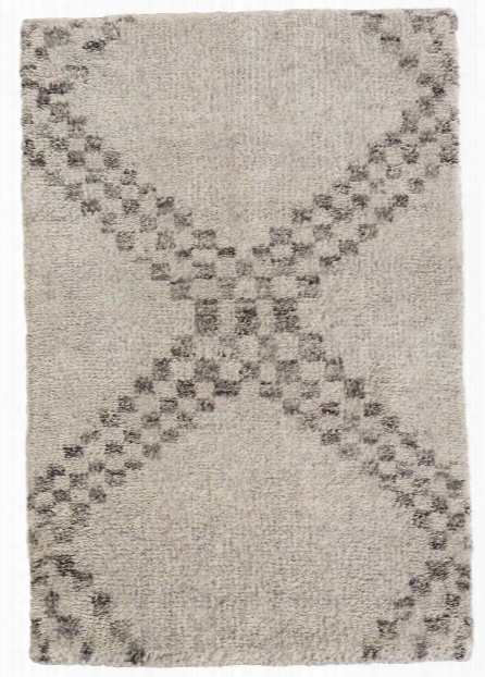 Zillah Grey Hand Knotted Woool Rug Design By Dash & Albert