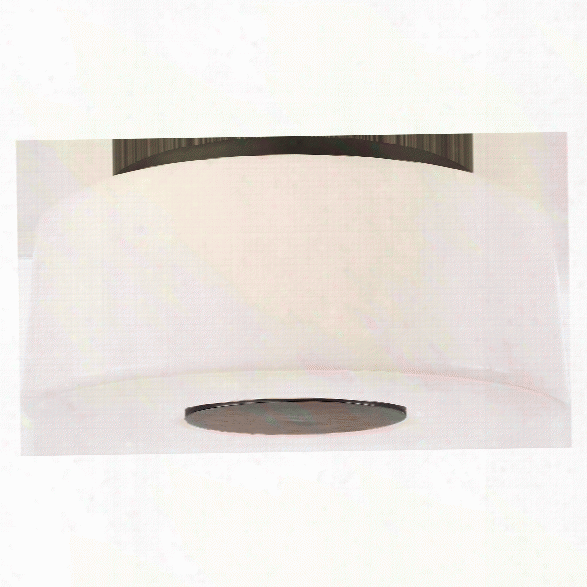 Acme Large Flush Mount In Various Finishes W/ White Glass Design By Barbara Barry