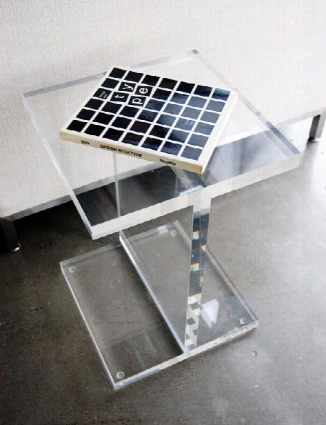 Acrylic I-beam Table Design By Gus Modern