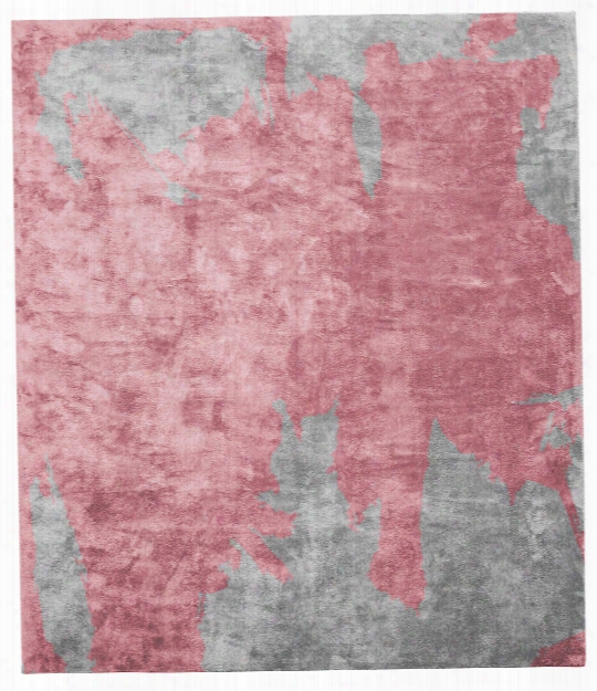 Action Caccia Hand Knotted Rug  In Red Design By Second Studio