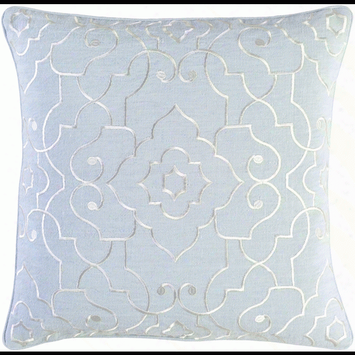Adagio Pillow In Light Grey & Cream Design By Candice Olson