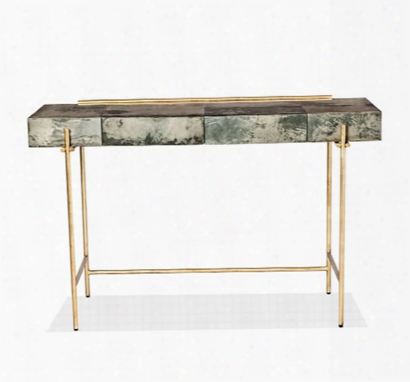 Addison Console/ Desk In Grey Design By Interlude Home