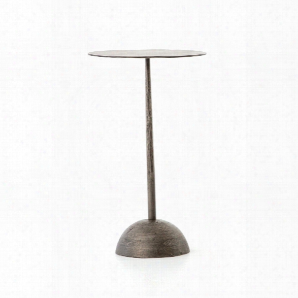 Adela End Table In Antique Nickel