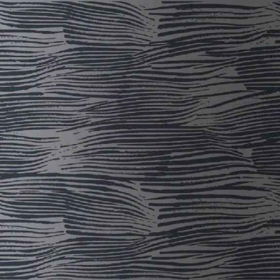 Aegean Vinyl Wallpaper In Silver Stream Design By Jill Malek