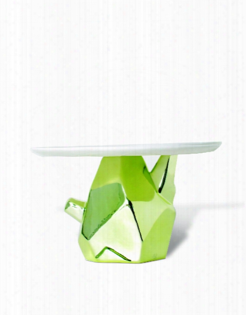 Candy Rock Cake Plate In Green Design By Imm Living