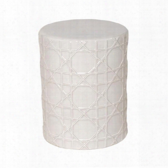 Cane Stool In White Design By Emissary