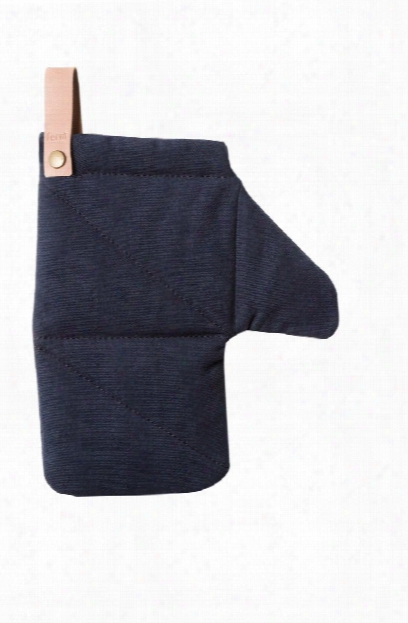 Canvas Oven Mitt In Blue Design By Ferm Living