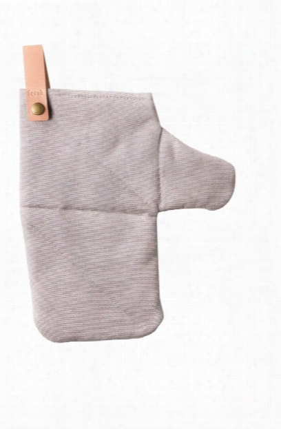 Canvas Oven Mitt In Grey Design By Ferm Living