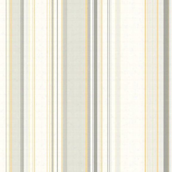 Cape Elizabeth Grey Stripe Wallpaper From The Seaside Living Collection By Brewster Home Fashions