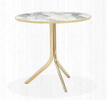 Carina Bistro Arabescato Brass Table Design By Interlude Home