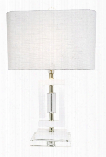 Carlsbad Accent Lamp In White Design By Couture Lamps