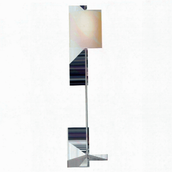 Caron Floor Lamp In Various Finishes W/ Natural Paper Shade Design By Thomas O'brien