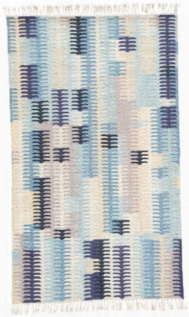 Carver Indoor/ Outdoor Abstract Blue & Gray Area Rug Design By Jaipur