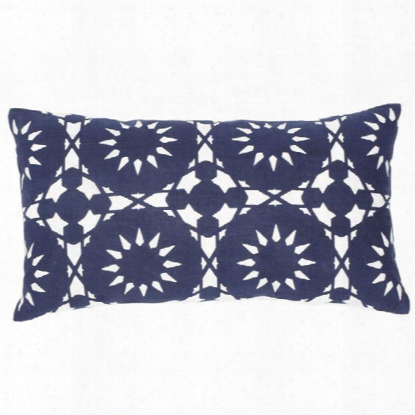 Casablanca Navy Lumbar Pillow Design By Allem Studio