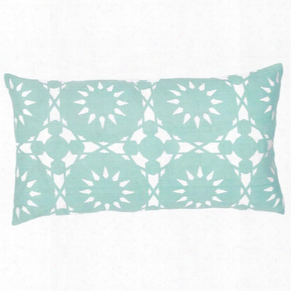 Casablanca Seafoam Lumbar Pillow Design By Allem Studio