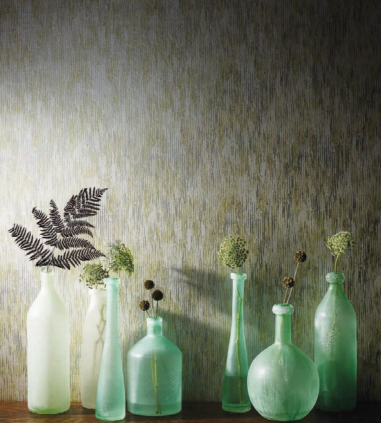 Cascade Wallpaper In Pale Chartreuse From The Fantasque Collection By Osborne & Little