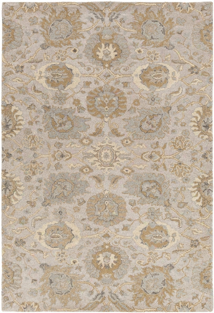 Castello Rug In Light Grey & Beige Design By Surya