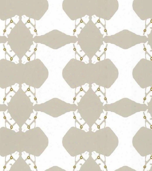 Cavalry Wallpaper In Sand Gray Design By Cavern Home