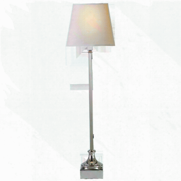 Cawdor Buffet Lamp In Various Finishes W/ Natural Paper Shade Design By E. F. Chapman