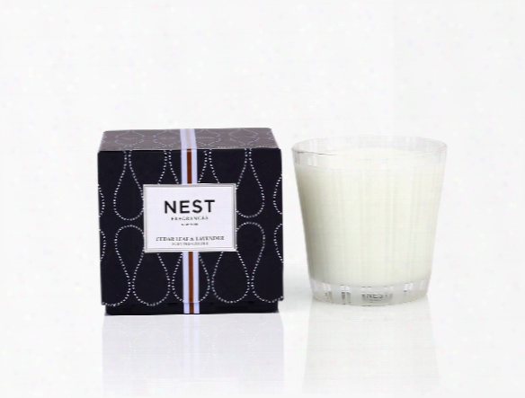 Cedar Leaf & Lavender 3-wick Candle Design By Nest Fragrances