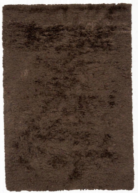 Celecot Collection Hand-woven Area Rug In Dark Brown Design By Chandra Rugs