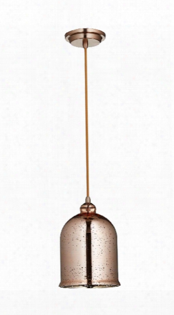 Celia 1 Light Pendant In Satin Copper Design By Cyan Design