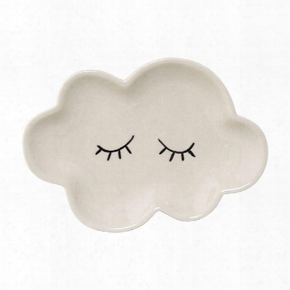 Ceramic Smilla Plate In White Design By Bd Mini