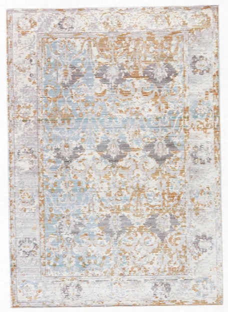 Ceres Rug In Antique White & Tourmaline Design By Jaipur