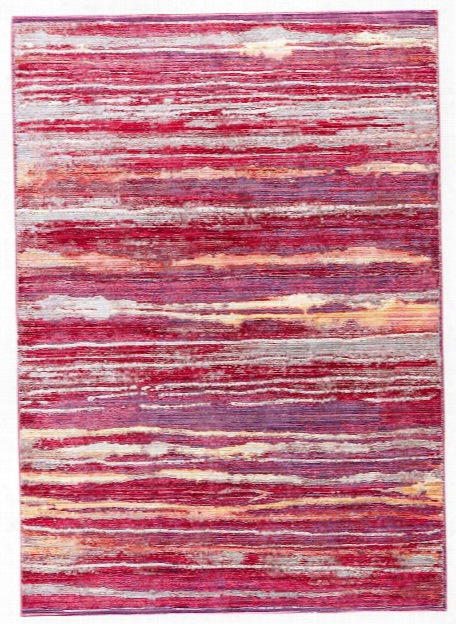 Ceres Rug In Raspberry Wine & Straw Design By Jaipur