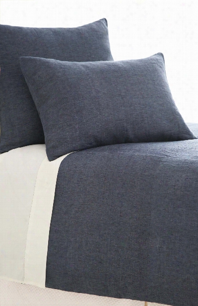 Chambray Linen Ink Duvet Cover Design By Pine Cone Hill