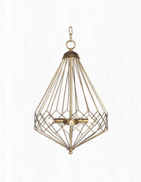 Chan Geo Collection Look No.9 Chandelier, Gold By Aidan Gray