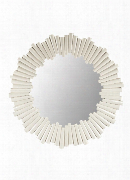 Charles Round Mirror In White Design By Selamat