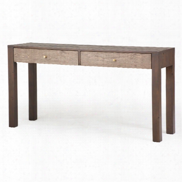 Chateau Console In Rustic Brown Design By Bd Studio