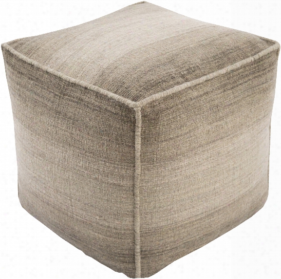 Chaz Pouf In Camel Design By Surya