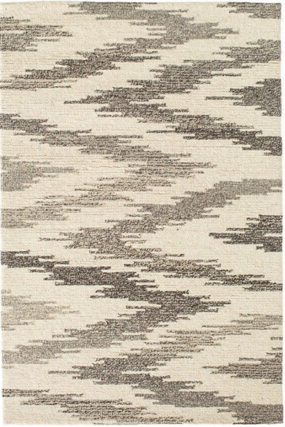 Chekat Grey Wool Micro Hooked Rug Design By Dash & Albert