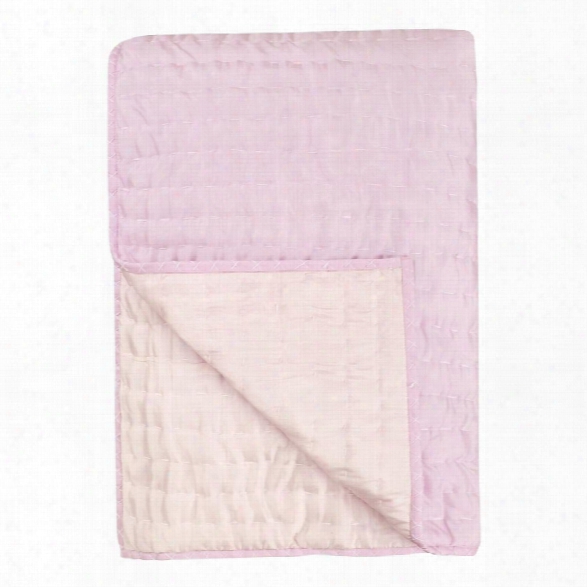 Chenevard Peony & Soft Pink Reversible Quilt & Pillow Cases Design By Designers Guild