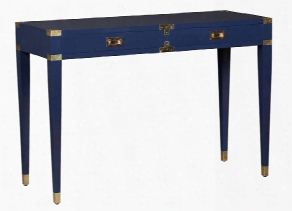 Chiba Console Table In Navy Lacquer Design By Selamat