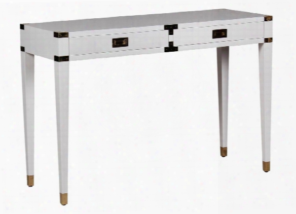 Chiba Console Table In White Lacquer Design By Selamat