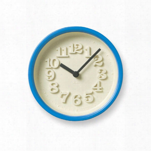 Chiisana Clock In Blue Design By Lemnos