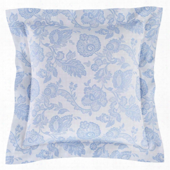 Chinois Damask Delphinium Pillowsham Design By Luxe